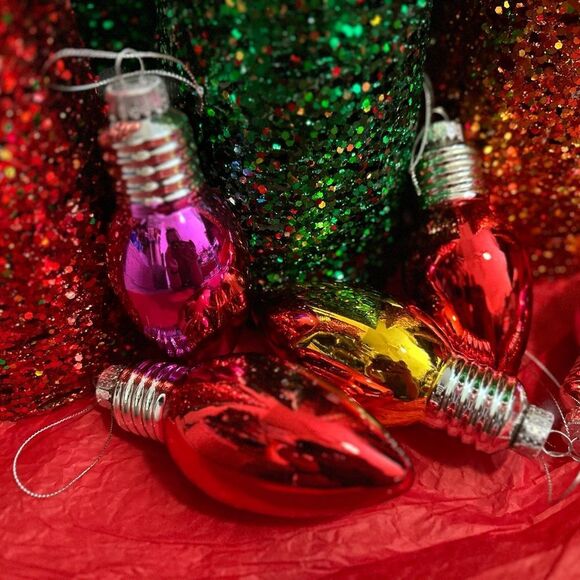 Large Glass bulb ornament’s - Picture 3 of 10